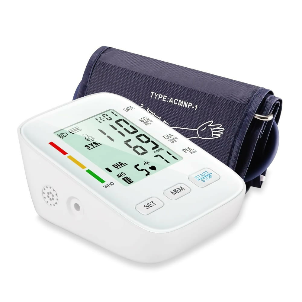 Blood Pressure Monitor V8 Pro – Fully automatic measurement with clinically tested accuracy, comfortable cuff, and arrhythmia detection for precise results